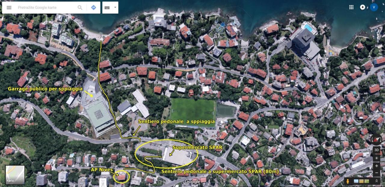 Apartment Nives Opatija Exteriér fotografie